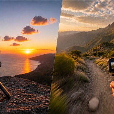 GoPro TimeWarp compared with Time Lapse